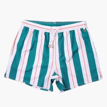 Herren Badeshorts mit Streifen – Modische Schwimmshorts für Strand und Freizeit