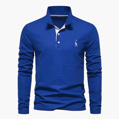 Men's Long-Sleeve Polo Shirt – Classic Polo Shirt with Modern Style for Everyday and Work