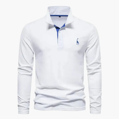 Men's Long-Sleeve Polo Shirt – Classic Polo Shirt with Modern Style for Everyday and Work