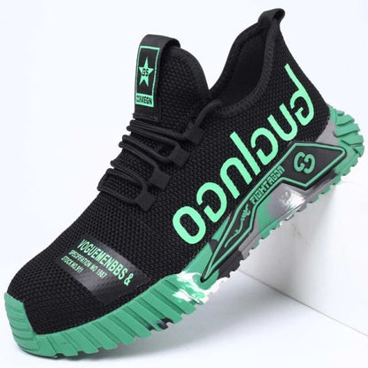 Men's Work Sneakers Safety Shoe Sporty Style for Work and Leisure