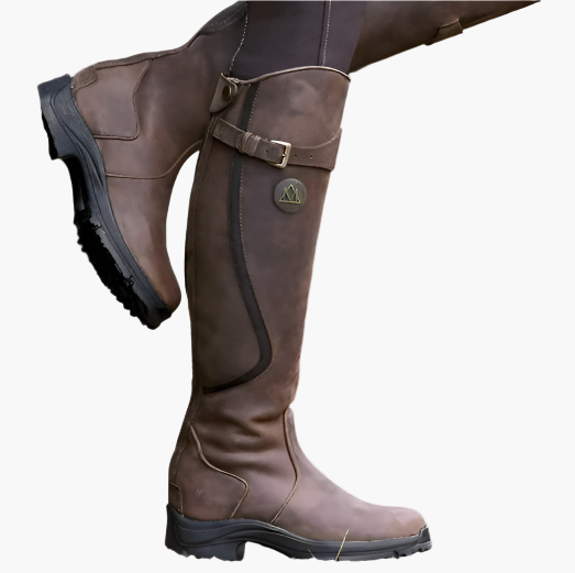 Women's Waterproof Lightweight Outdoor Riding Boots – Stylish All-Weather Boots for Leisure and Adventure