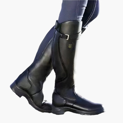Women's Waterproof Lightweight Outdoor Riding Boots – Stylish All-Weather Boots for Leisure and Adventure