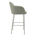 Barkruk bouclé LoLa lage zitting 78 cm, mix-en-match in meerdere kleuren, voor thuis, kantoor en horeca