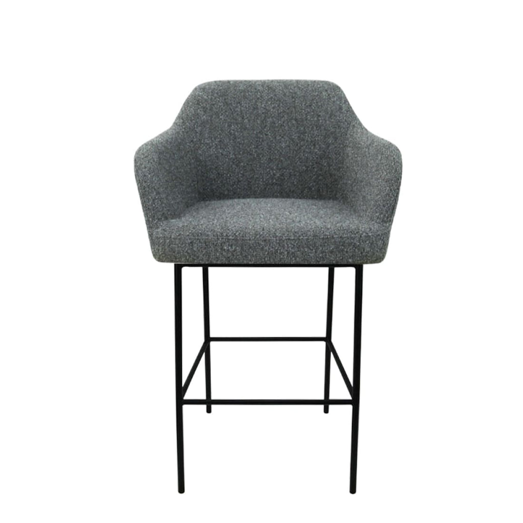 Barkruk bouclé LoLa lage zitting 78 cm, mix-en-match in meerdere kleuren, voor thuis, kantoor en horeca