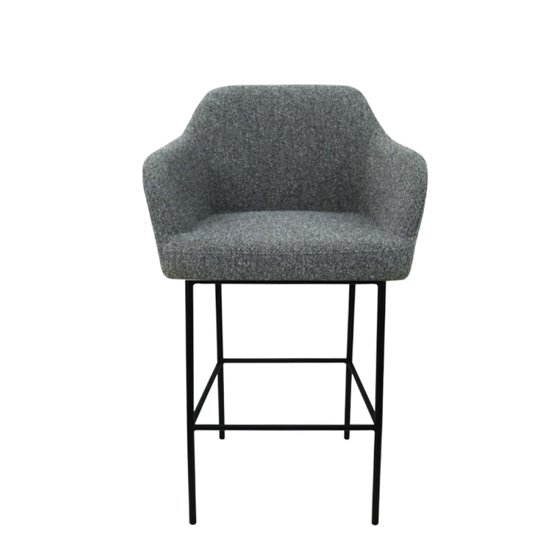 Barkruk bouclé LoLa lage zitting 78 cm, mix-en-match in meerdere kleuren, voor thuis, kantoor en horeca