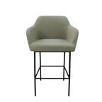 Barkruk bouclé LoLa lage zitting 78 cm, mix-en-match in meerdere kleuren, voor thuis, kantoor en horeca