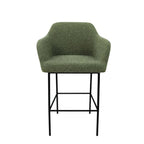 Barkruk bouclé LoLa lage zitting 78 cm, mix-en-match in meerdere kleuren, voor thuis, kantoor en horeca