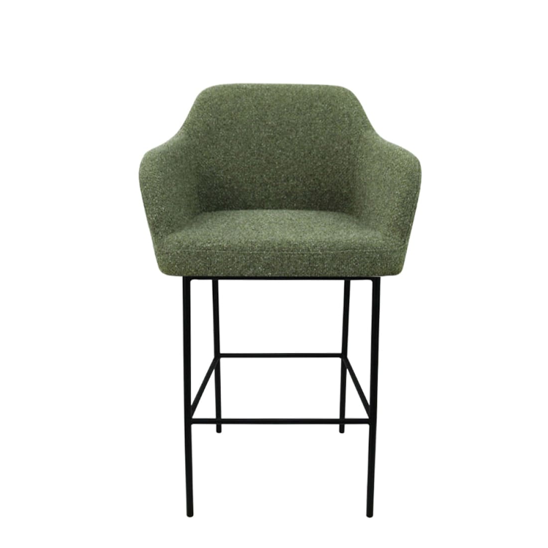 Barkruk bouclé LoLa lage zitting 78 cm, mix-en-match in meerdere kleuren, voor thuis, kantoor en horeca