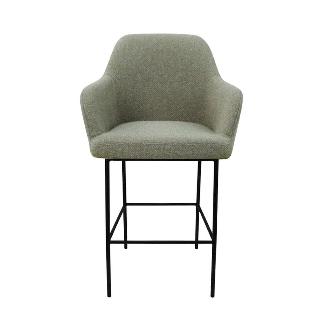 Barkruk bouclé LoLa lage zitting 78 cm, mix-en-match in meerdere kleuren, voor thuis, kantoor en horeca