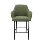 Barkruk bouclé LoLa lage zitting 78 cm, mix-en-match in meerdere kleuren, voor thuis, kantoor en horeca